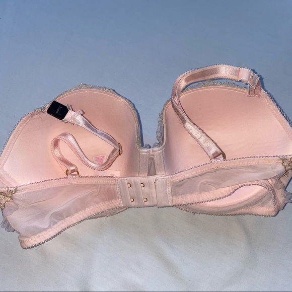 Victoria’s Secret Pink & Gold Bra 💕✨ - Picture 5 of 7